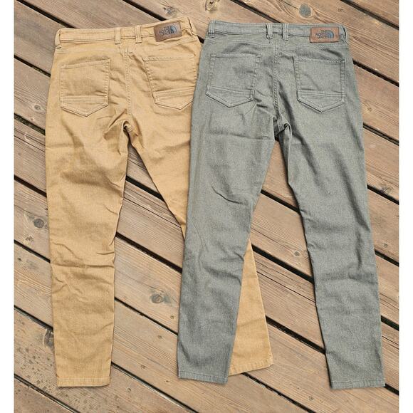 The North Face Women 6 Normal Tungsted Brown Olive Stretch Pants - Picture 12 of 12